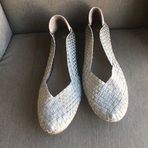 Easy Spirit Pewter Flats Gibby